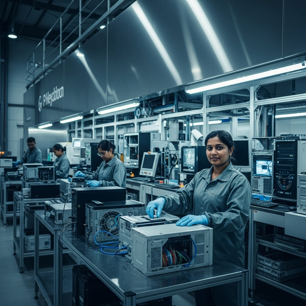 Modern electronics recycling facility